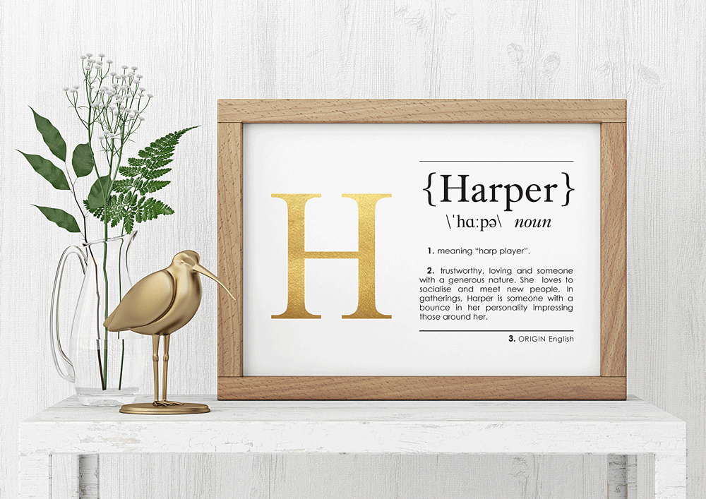 HARPER Name Definition Lifestyle Image