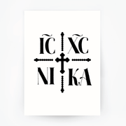 ICXC NIKA Black Print