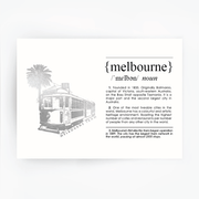 Melbourne Landmark Art Print - Melbourne Tram Silver