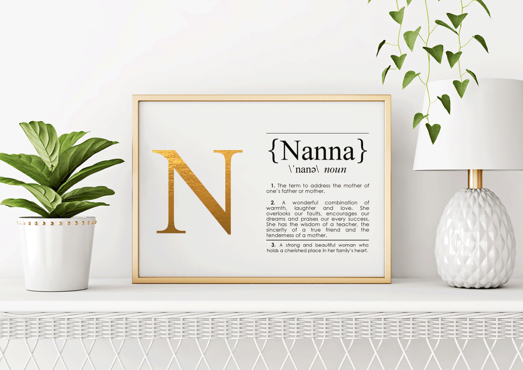 NANNA Definition Art Print Lifestyle