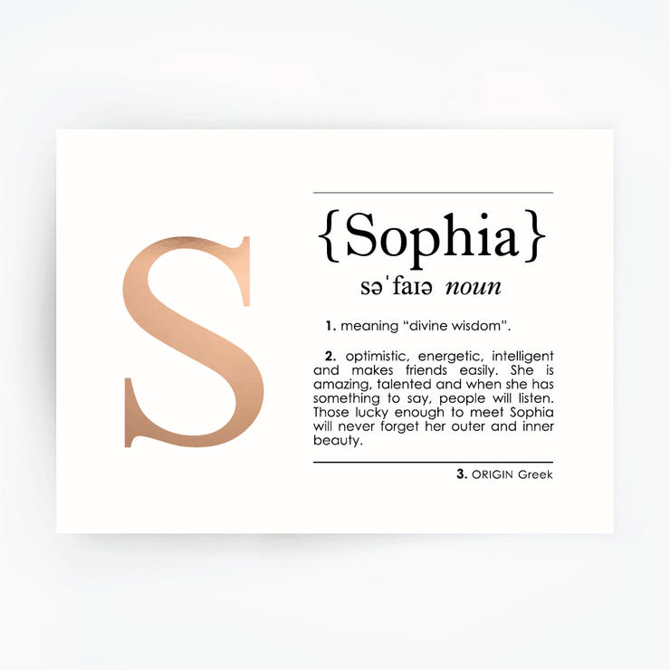 Sophia: Name Meaning, Origin, Popularity
