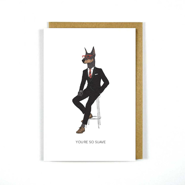 Greeting Card So Suave