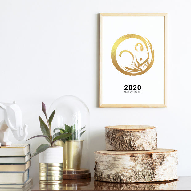 2020 'Year of the Rat' Print